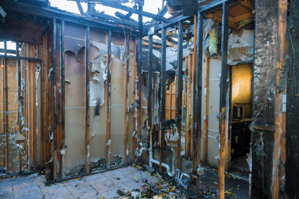 Professional Fire Damage Repair technician working in Montgomery, TX